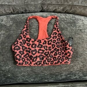 Beach Riot - leopard sports bra